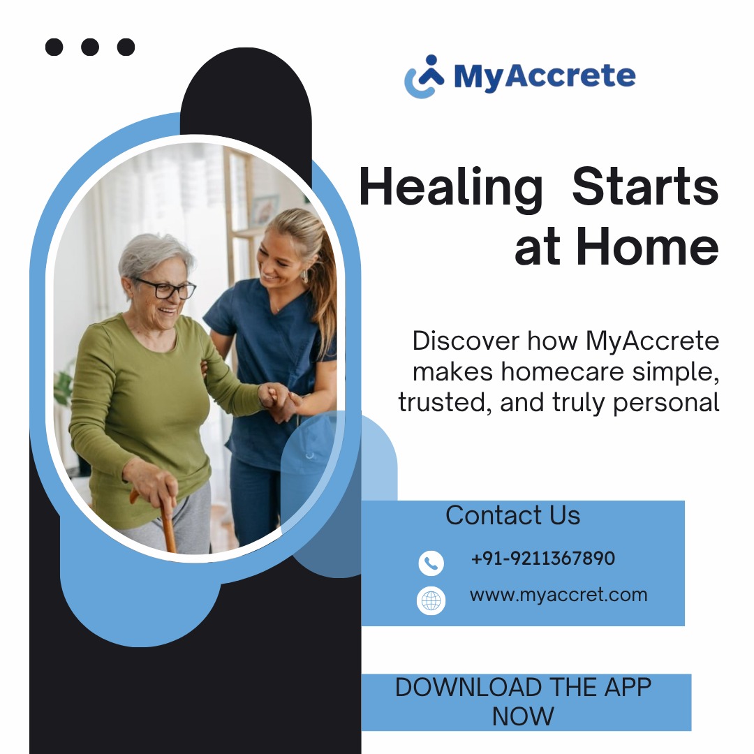 Myaccrete's tweet photo. From qualified nurses and caregivers to physiotherapists and health aides, MyAccrete connects you directly with certified professionals — whenever and wherever you need them.#MyAccrete #HealthcareAtHome #HomeCare #NursingServices #CaregiverSupport #ElderCare #HealthTech https://t.co/0YMbZQg43D