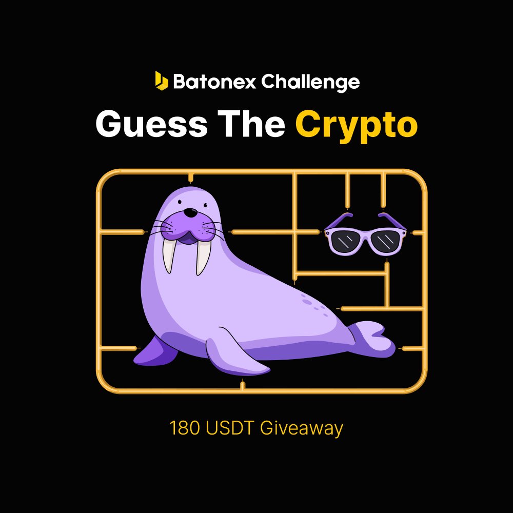 🤔What’s your guess?
🎁180 USDT Giveaway

Check out the picture and guess the crypto!

1️⃣Follow <a href="/batonex_global/">Batonex</a>, RT&amp;tag friends
2️⃣Share your answer to the comment with your UID using #Batonexchallenge
3️⃣Follow Batonex’s Youtube channel ▶️ youtube.com/@batonex
📢Please note
