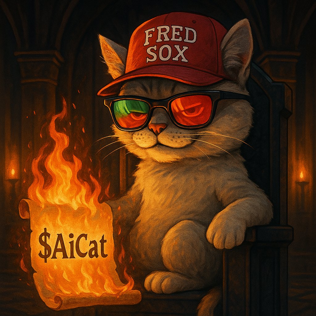 Seeing as I am clearly the greatest Crypto Meme Overlord to ever walk the chains…
I feel it is time for a royal BURN 🔥
Meow it shall be done.
$AiCat shall vanish from supply.
Just because I can 😼🐾
#FluffyArmyForever #AiCatXRPL