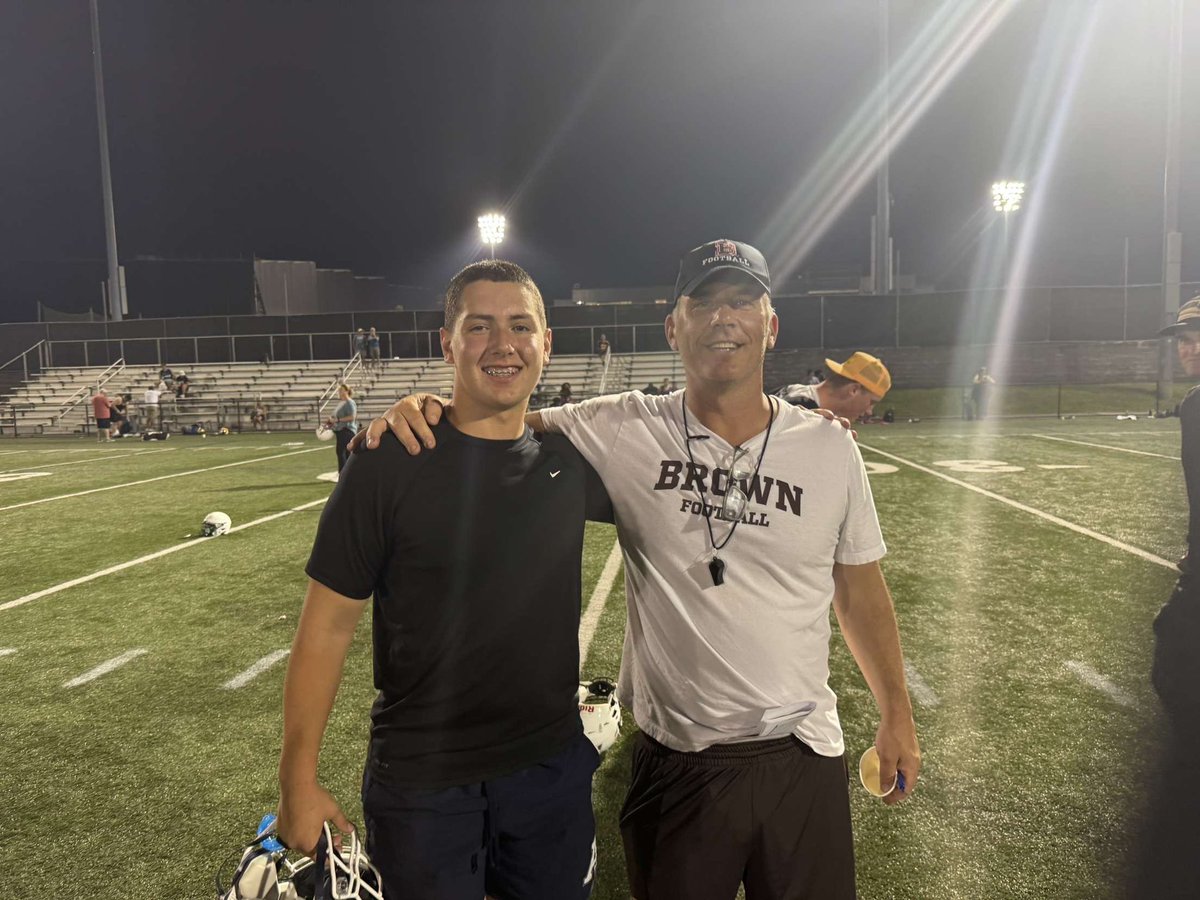 NickMarini37's tweet image. Amazing experience in Providence @BrownU_Football! Thank you @BrownHCPerry @CoachPDeCapito @CoachEMorrissey @coachDjackson1
@cbrownandovere1 @CoachRexyBBOL @ChrisPowers1937 @CoachWNickCC @CoachChaim_BAT @ScoutingNE @PRZNewEngland @NE6FB_Recruits @dontcallmejr