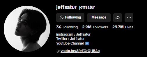 Candylyn_Dolce's tweet photo. ATTENTION: @jeffsatur 's TikTok page has 2.9 million followers. Please begin following his page so he can reach 3 million by 25 July 2025!!!
#Saturdayss #SatUnit #Unit #HappyEndingSeries #TellmeTheNameJeffSatur #JeffBarcode #JeffSatur #LOSTandFOUNDJeffSatur https://t.co/8PRci0fHtk