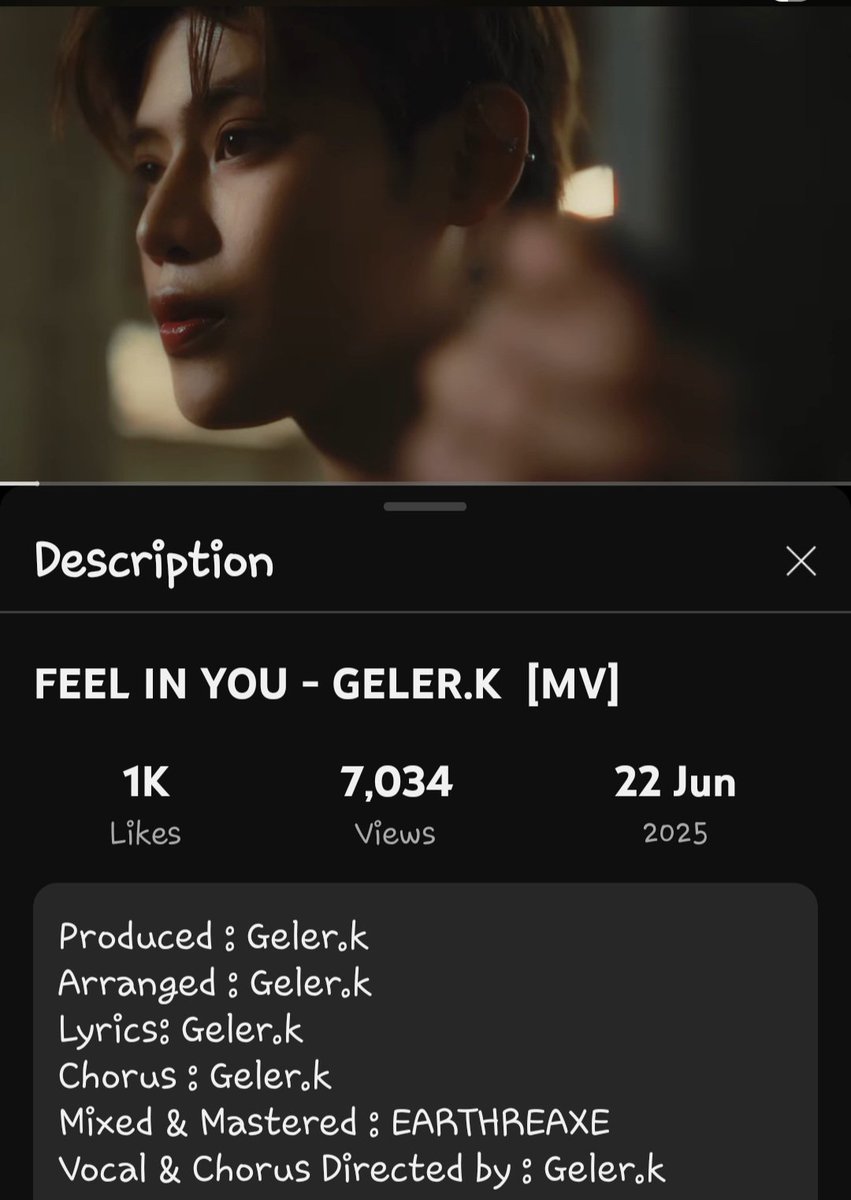 มามะปรื้ดเอยยยยย มาเล่นกิจกัน ไม่ปรื้ดก็เล่นได้

ปั่นวิวให้ถึงหมื่นกัน

สุ่มคนปั่นวิว.   เลี้ยงแฟสตาร์บัค 1 แก้ว ให้ไปรับเองที่สาขาใกล้บ้าน

แคปหน้าจอมารีพลาย ติดแทคด้วยนา
สุ่มเมื่อถึงหมื่นวิวคับ

จิ้มลิ้ง
youtu.be/72PvbK2HmYY?si…

#FEELINYOU_GLK
 #BLACKROSE_ALBUM
#geler_k