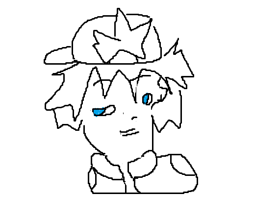 first time drawing our goat! the eyes are the only important feature! haha! follow for more art!