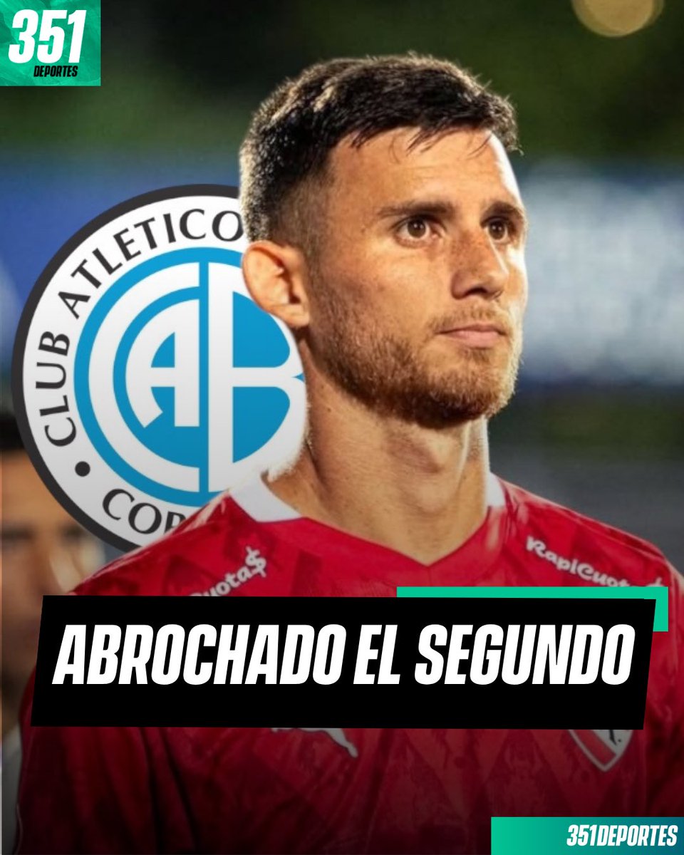 351 Deportes (@351deportes) on Twitter photo 🚨 SE SUMA OTRO LATERAL
🏴☠️ Adrián Spörle será el segundo refuerzo de #Belgrano, según informó <a href="/hdeBelgrano/">Hablemos de Belgrano</a>.
⚔️ El lateral izquierdo de 29 años rescindió contrato en #Independiente y partirá a Córdoba para firmar su contrato con el 'Pirata'.
⚽️ El ex jugador del Rojo, disputó 🚨 SE SUMA OTRO LATERAL
🏴☠️ Adrián Spörle será el segundo refuerzo de #Belgrano, según informó <a href="/hdeBelgrano/">Hablemos de Belgrano</a>.
⚔️ El lateral izquierdo de 29 años rescindió contrato en #Independiente y partirá a Córdoba para firmar su contrato con el 'Pirata'.
⚽️ El ex jugador del Rojo, disputó