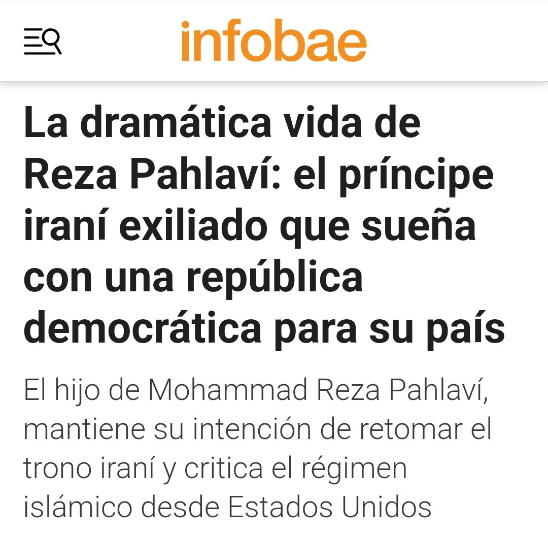 De manera muy sutil, pero con insistencia, la prensa occidental ha comenzado una campaña para vender a Reza Pahlavi como una especie de salvador del pueblo iraní. 

No es algo fortuito, mucho menos casual: este es el hijo del Shah Mohamed Reza Pahlavi, dictador de Irán y aliado