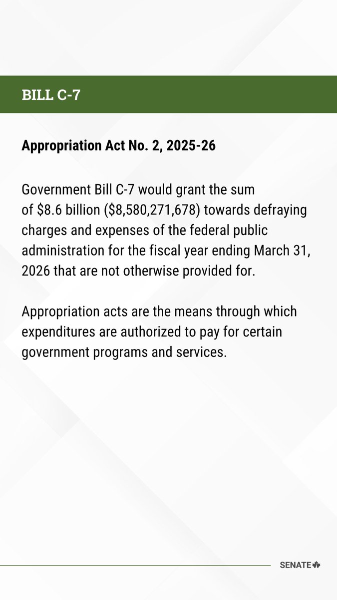 Bill #C7 has been adopted at second reading in the Senate: ow.ly/QLxU50Wgvb9
 
#SenCA #CdnPoli