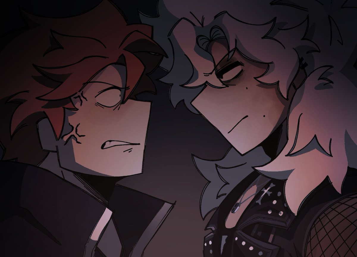 SeaOrcinus's tweet photo. [ SYMBIONT AU. ] Bones and Benny.

#JackpotCrashCourse #StudioInvestigrave #SIGSymbiontAU https://t.co/Glem7p6luT
