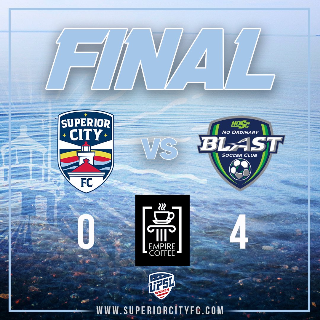 Played well, but not our day.

Back at home on Saturday 🏠

#UpTheBeacons #BuiltSuperior #UPSLsoccer