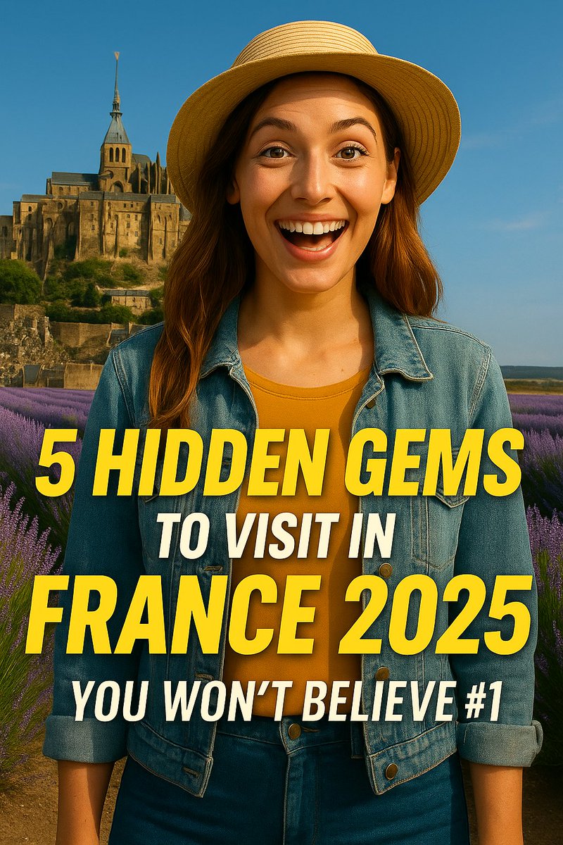 Worldtoplists25's tweet photo. 🇫🇷 5 hidden gems to visit in France in 2025 — #1 will shock you.
Forget tourist traps… these spots are better.

💬 Your top pick?
👀 Watch: https://t.co/EQ29ODkEhq
➕ Follow for underrated travel gems

#France2025 #HiddenGems #TravelFrance #UnderratedDestinations #Top5 https://t.co/3FtZBp9HLf