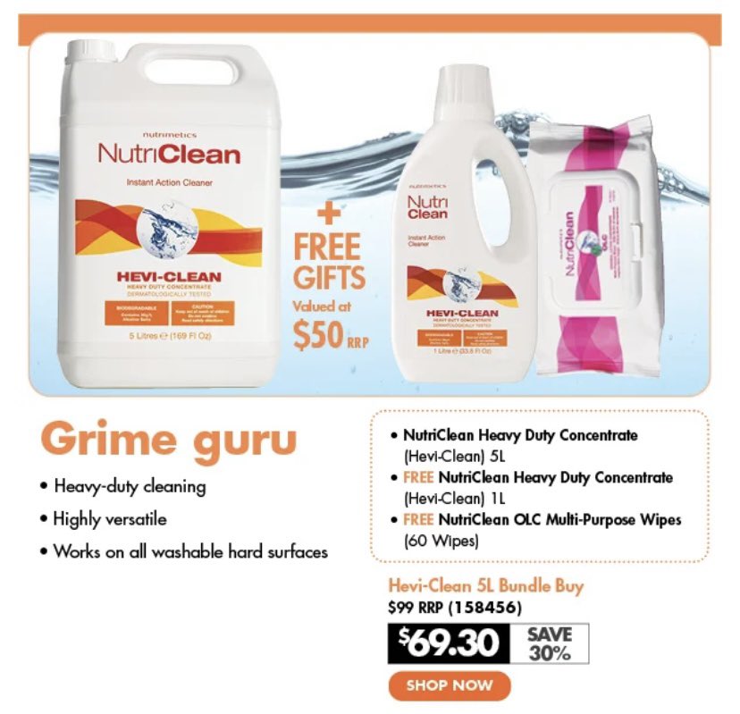 AnneSimpsonau's tweet photo. Shipping only $5 - no min spend. Save on NutriClean + free gifts https://t.co/fH7IQlAbiE. Ends Monday 30/6 11:59pm AEST.

#Nutricleanbunbury
#Nutricleanaustralia https://t.co/VV8lG0vKuP