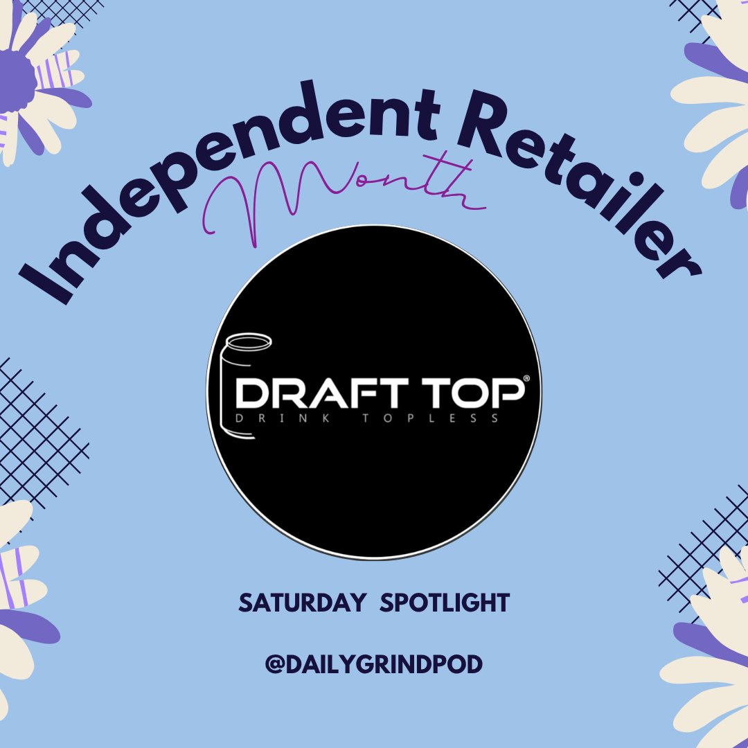 dailygrindpod's tweet image. Happy July! This month, we will be celebrating Independent Retailers every Saturday here at the Daily Grind!
✨Draft Top offers ultimate beer accessories ranging from small drink openers to can covers and can clips!
#saturdayspotlight #dailygrind #independentretailer
