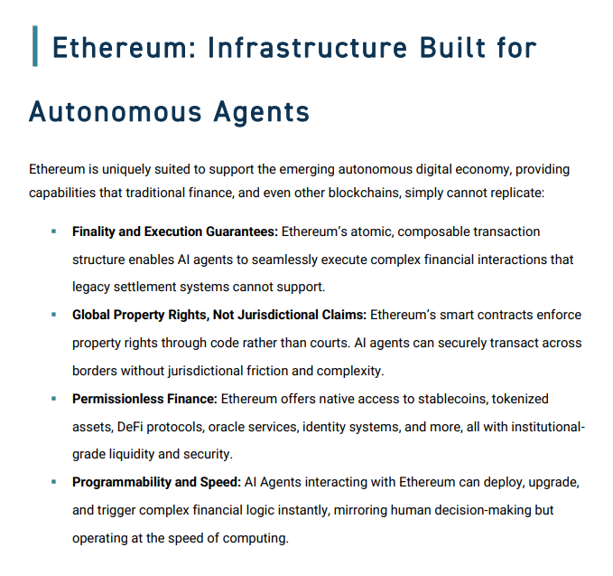 sassal0x's tweet photo. Ethereum is the perfect infrastructure for autonomous/AI agents.

https://t.co/bkiEDjVGKU https://t.co/68DFZfH5o1