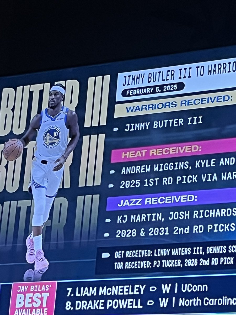 So, ESPN says the Heat traded Jimmy Butter.  <a href="/espn/">ESPN</a> #NBADraft