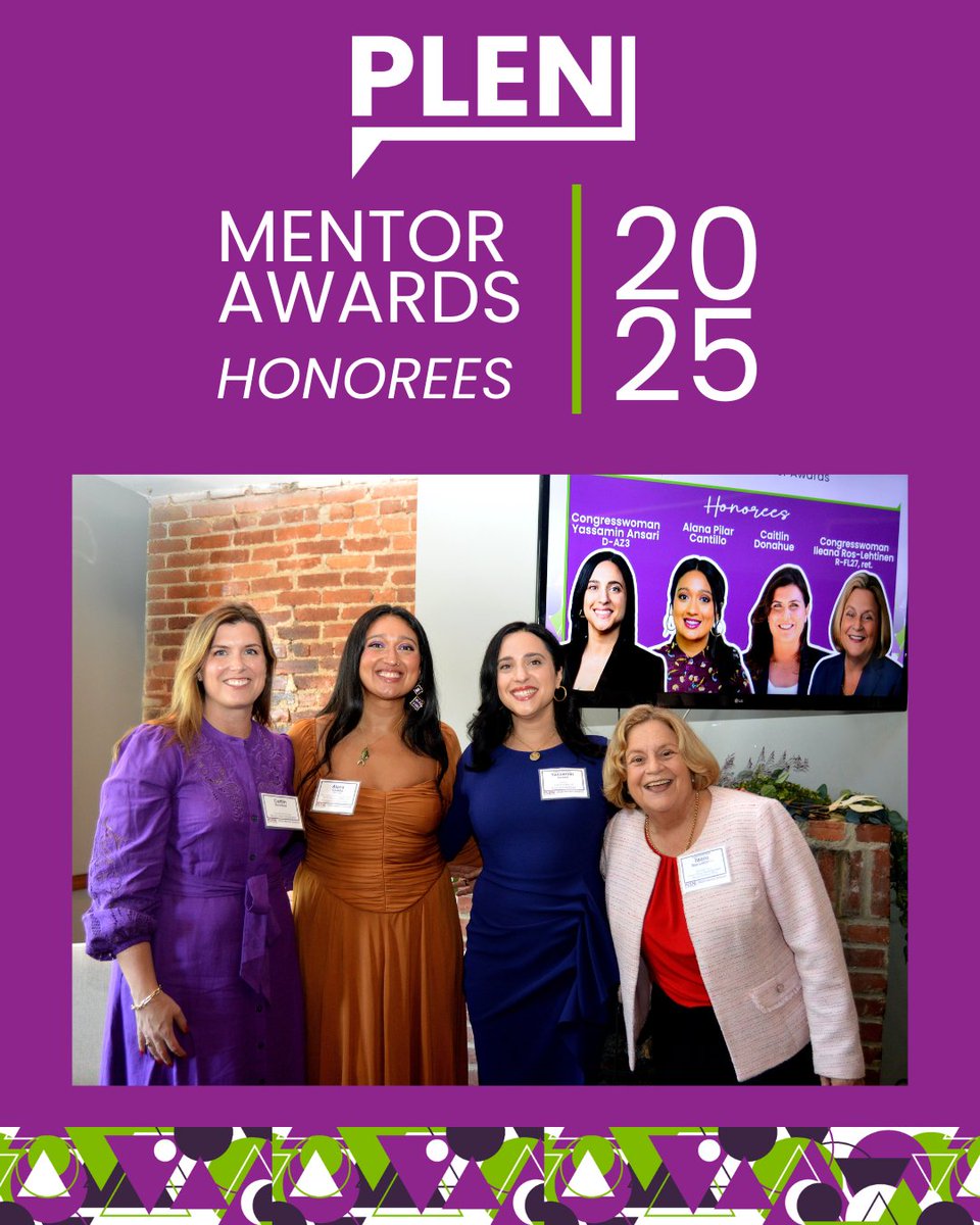 PLEN (@plennetwork) on Twitter photo ๐คฉ We're excited to share more photos from last night SOON, but here's a teaser... Congratulations to our 2025 Mentor Awards honorees: <a href="/RepYassAnsari/">Congresswoman Yassamin Ansari</a>, former Congresswoman Ileana <a href="/RosLehtinen/">Ileana Ros-Lehtinen</a>, Alana Pilar Cantillo, and <a href="/cdonahuedc/">Caitlin Donahue</a>! ๐ ๐คฉ We're excited to share more photos from last night SOON, but here's a teaser... Congratulations to our 2025 Mentor Awards honorees: <a href="/RepYassAnsari/">Congresswoman Yassamin Ansari</a>, former Congresswoman Ileana <a href="/RosLehtinen/">Ileana Ros-Lehtinen</a>, Alana Pilar Cantillo, and <a href="/cdonahuedc/">Caitlin Donahue</a>! ๐