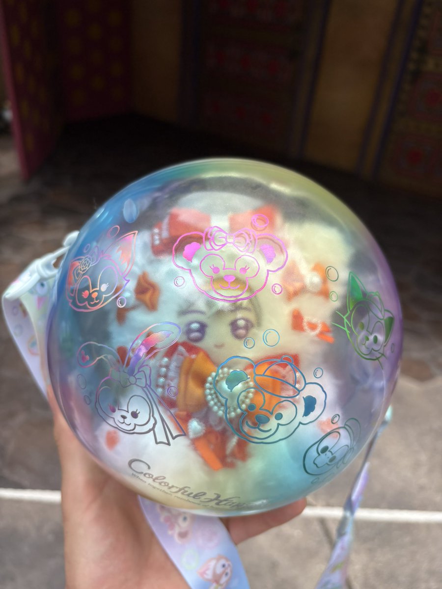 シャボン玉に入ってるみたいで可愛い🫶
