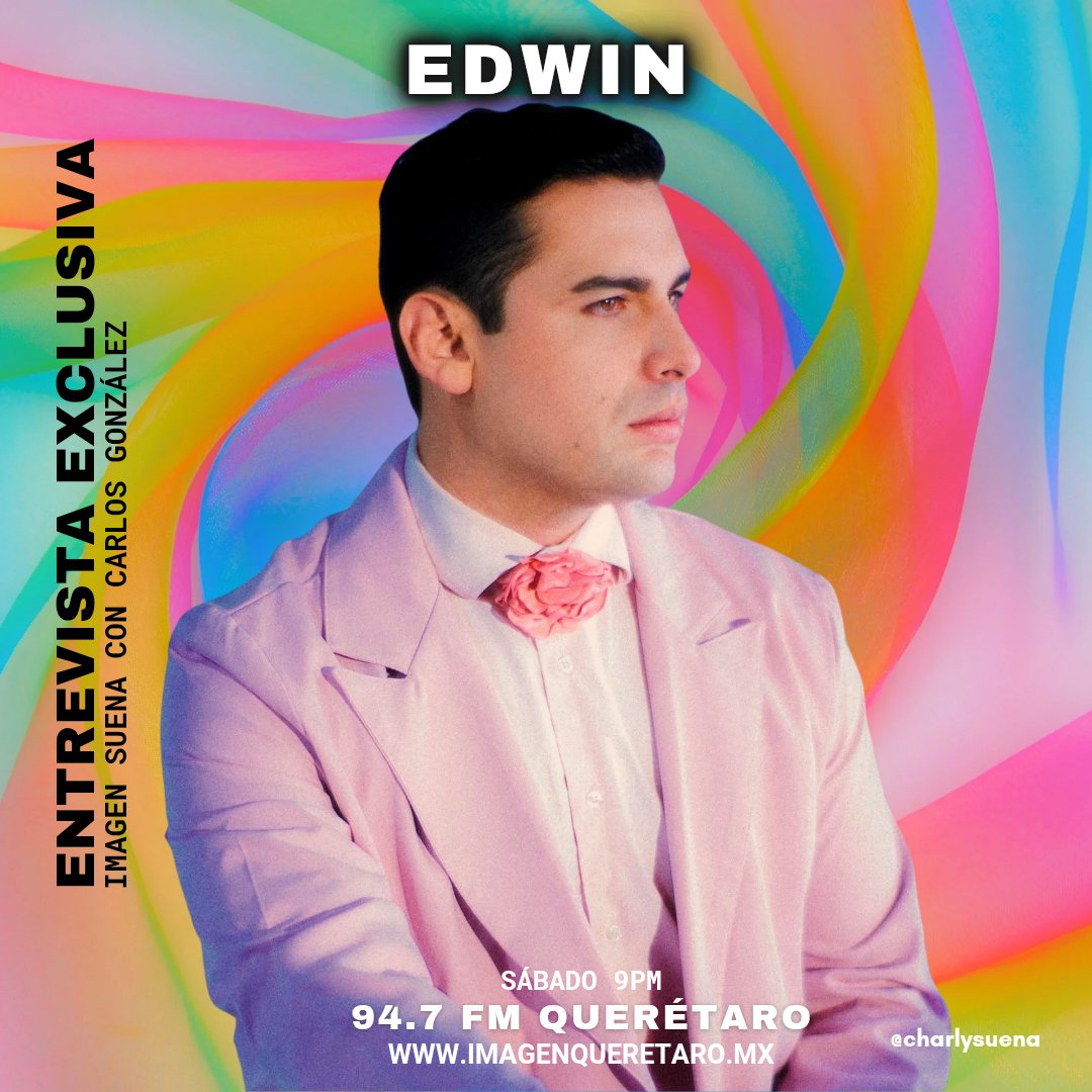 suenaconcharly's tweet photo. 🏳️‍🌈 Edwin presente en el #PRIDE de Imagen Suena 😍✨

🌈 Éste sábado la entrevista exclusiva a las 9pm por el 94.7 FM #Querétaro o en https://t.co/37etD8MO7B 🏳️‍⚧️🎙️

#ElPrideSeViveEnImagenSuena #LGBT #LoveIsLove #Queer #Trans #Gay #ElPrideSeViveConCharlySuena #Edwin https://t.co/DuO8wxCk85