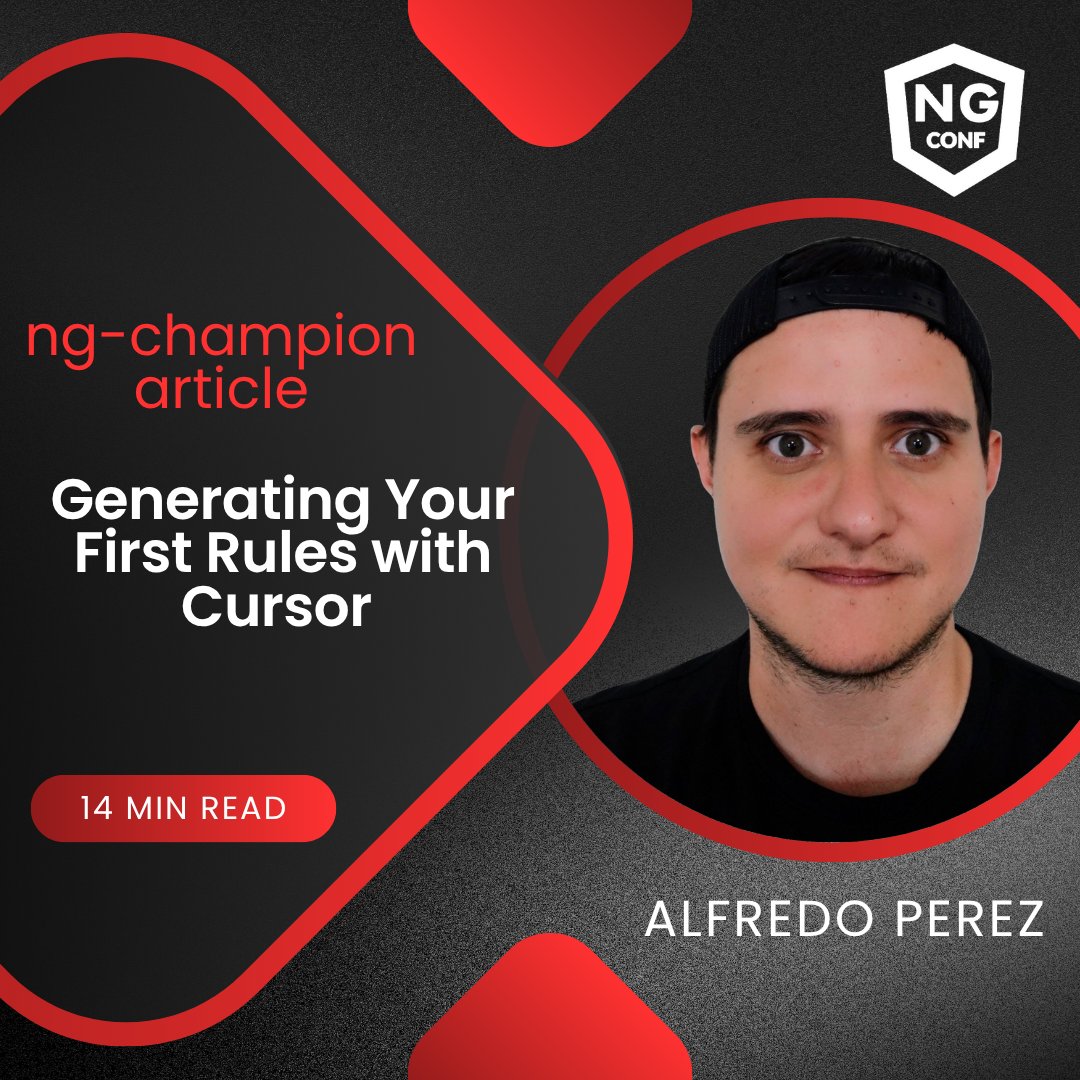 ng-conf (@ngconf) on Twitter photo What if you could quickly generate useful linting rules for #Angular development ? In his latest article, Alfredo Perez <a href="/alfrodo_perez/">Alfredo Perez 🦋 @alfredo-perez.bsky.social</a> shows you how to get started with Cursor. #ngconf2025
👀bit.ly/3T9XKaA What if you could quickly generate useful linting rules for #Angular development ? In his latest article, Alfredo Perez <a href="/alfrodo_perez/">Alfredo Perez 🦋 @alfredo-perez.bsky.social</a> shows you how to get started with Cursor. #ngconf2025
👀bit.ly/3T9XKaA