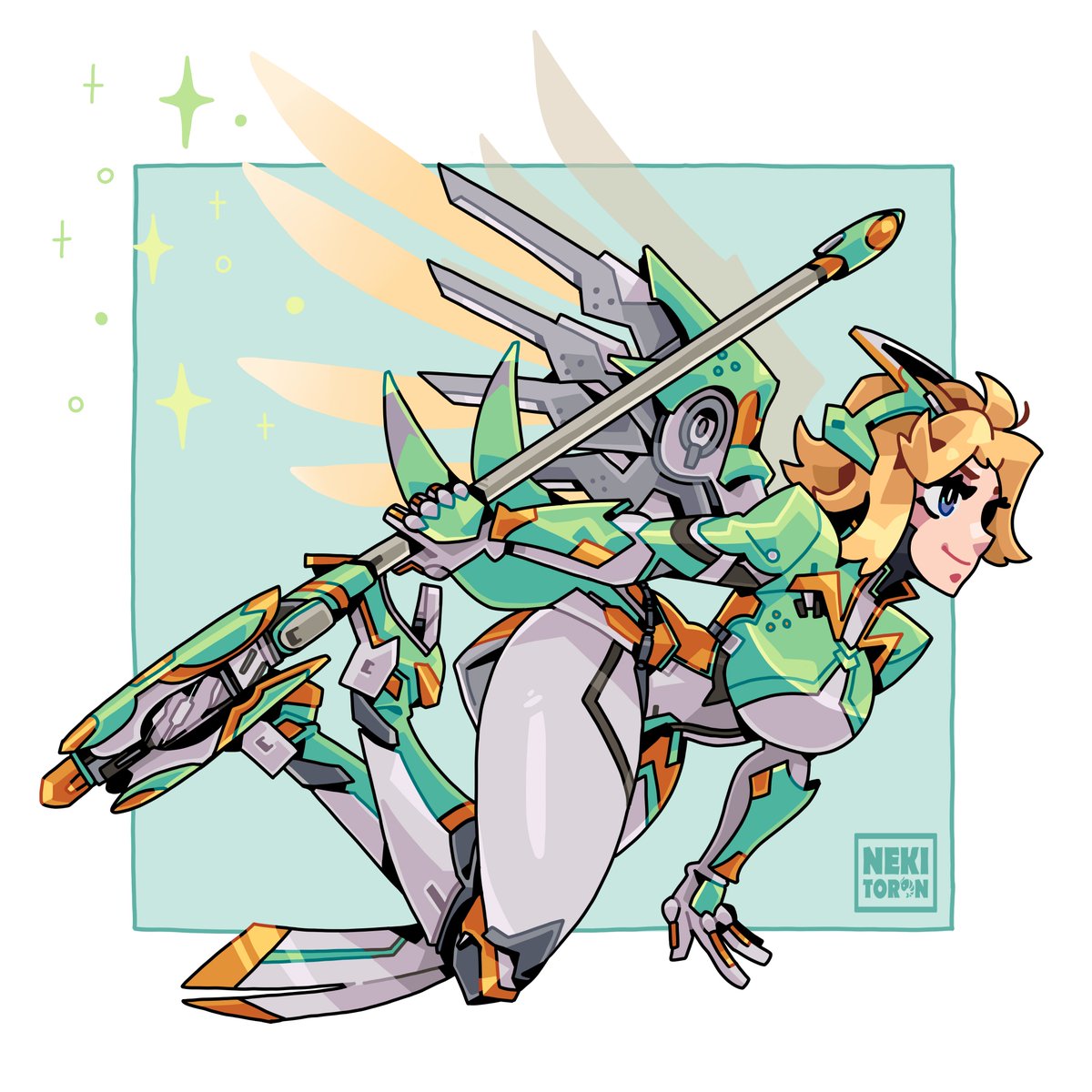 nekitoototo's tweet image. Let's go All-Star! 💚💫
[ #mercyoverwatch #overwatch2fanart #ow2 ]
