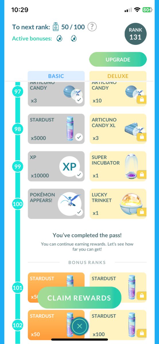 Ricolee00's tweet photo. Please help @NianticHelp I had a shiny articuno in my pass before and now I can’t get it https://t.co/YbiF5JugtR