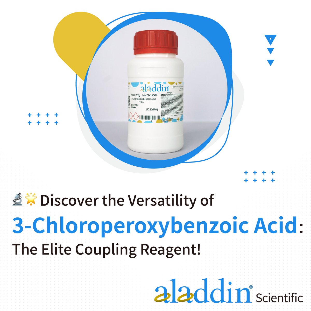 🔬 Discover the Versatility of 3-Chloroperoxybenzoic Acid: The Elite Coupling Reagent! 🌟

Revolutionize your synthetic reactions with 3-Chloroperoxybenzoic Acid, the standout Coupling Reagent. Its exceptional oxidizing power, stability, and diverse applications make it a