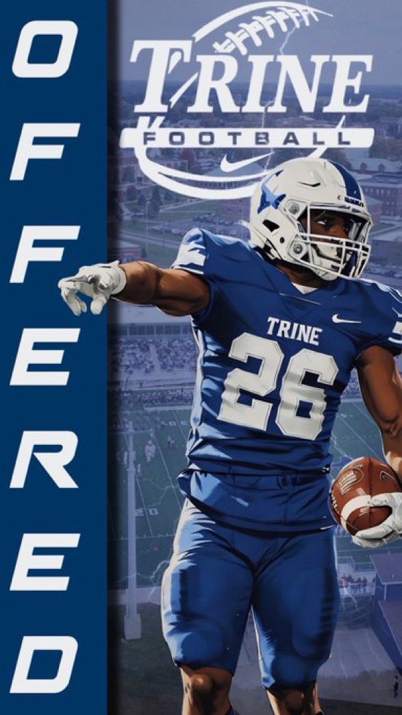 lucas embrey (@lucasembr) on Twitter photo After a 3 day camp at <a href="/TrineThunderFB/">Trine Thunder FB</a>, im blessed to say after a great conversation with <a href="/coachWRacine/">Wayne Racine</a> I’ve received my first offer to continue my athletic career at Trine University! After a 3 day camp at <a href="/TrineThunderFB/">Trine Thunder FB</a>, im blessed to say after a great conversation with <a href="/coachWRacine/">Wayne Racine</a> I’ve received my first offer to continue my athletic career at Trine University!