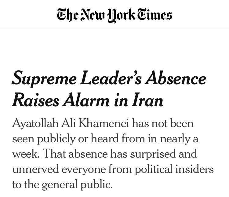 Where is the Ayatollah, wrong answers only👇