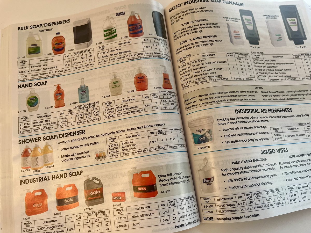 Uline catalogs are the new SkyMall and you can’t convince me otherwise