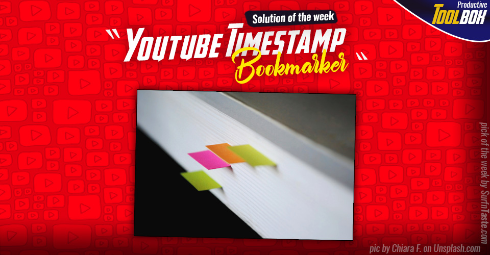 Toolbox: How to bookmark specific part(s) of some video in no matter of time? This web extension might become your go-to: cutt.ly/K7ybcZv - Watch n' save on the go! 

#ChromeExtensions #hacks #YouTubeTools #onlinetools #youtubehacks #Productivity #productivitytools