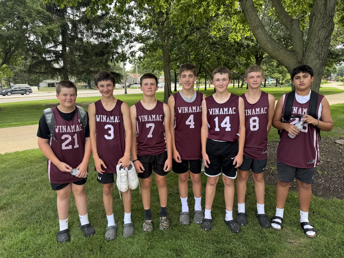 8th grade boys worked hard in a blazing hot gym at D-One Team Camp #GetBetterEveryday