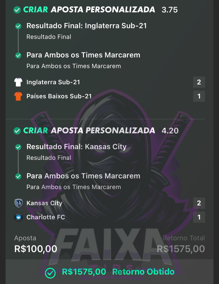 FaixaTips's tweet photo. QUE FORRAAAAAAAAAAAAAAA🔥

ODD 15✅ ODD 16✅

TEM QUE ACREDITAR ATÉ O FINAL🙏 https://t.co/Hmq0JHr5Ng