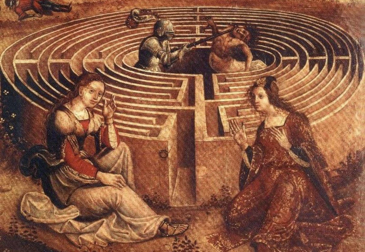 Jaclyn Jemison (@jemisonjaclyn) on Twitter photo <a href="/LaurenceFuller/">Laurence Fuller</a> Reminds me of Theseus battling ‘ego vs id’ as the Minotaur, a cursed descendant of fallen. It was actually Ariadne who slew the beast as a NON CAUCUS Greek Israelite & sacrifice to him. I’ve heard varied interpretations of Greek “myths” but those books are now ashes in the wind. <a href="/LaurenceFuller/">Laurence Fuller</a> Reminds me of Theseus battling ‘ego vs id’ as the Minotaur, a cursed descendant of fallen. It was actually Ariadne who slew the beast as a NON CAUCUS Greek Israelite & sacrifice to him. I’ve heard varied interpretations of Greek “myths” but those books are now ashes in the wind.