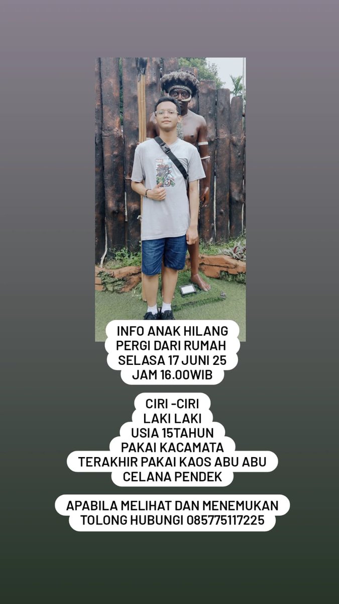 didepancangkir's tweet photo. Pagi teman2, mohon bantuan untuk jika ada yang pernah melihat atau bertemu keponakan saya bisa langsung hubungi saya atau nomor orang tua yang tertera. Keponakan saya ini memiliki disabilitas tuna rungu dan sulit berkomunikasi. 

Terima kasih untuk bantuan RT nya. https://t.co/kafFBdFphJ