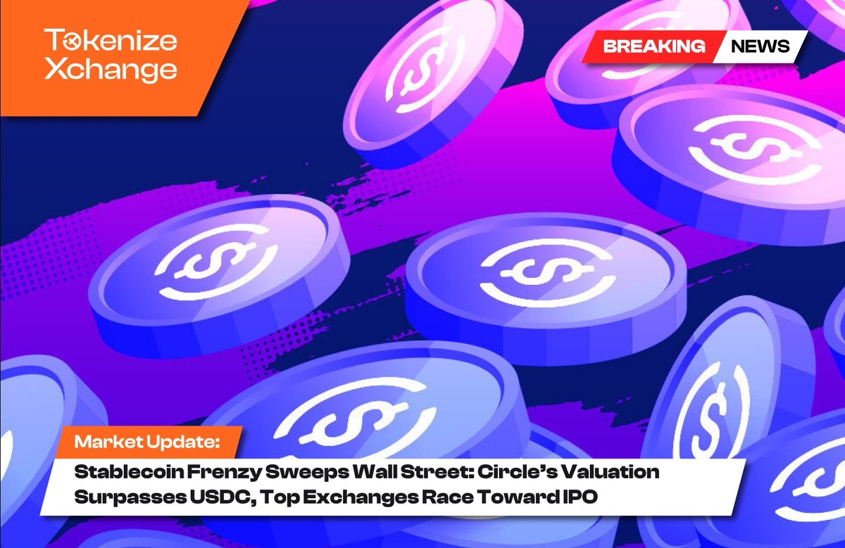 On June 23, its company valuation officially surpassed the total market capitalization of its USDC stablecoin, marking one of the most symbolic milestones in this current cycle of stablecoin repricing.🌟🚀

Find out more details here: hubs.la/Q03tKyhn0

#Tokenizexchange