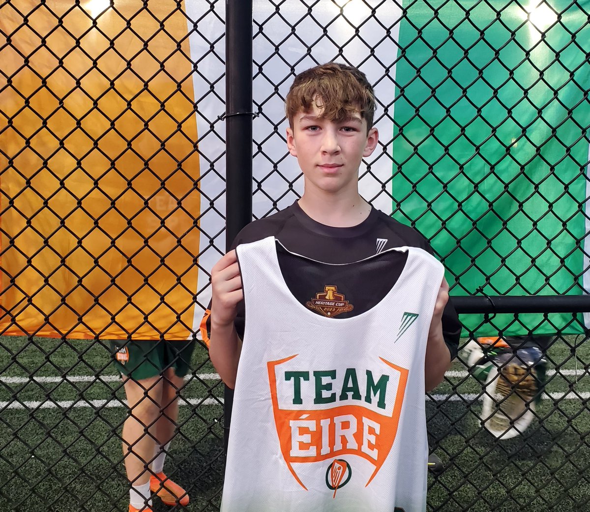logansyoung's tweet image. Reppin my heritage! @IrelandLacrosse @heritagecup 
#TeamErie 🍀🇮🇪