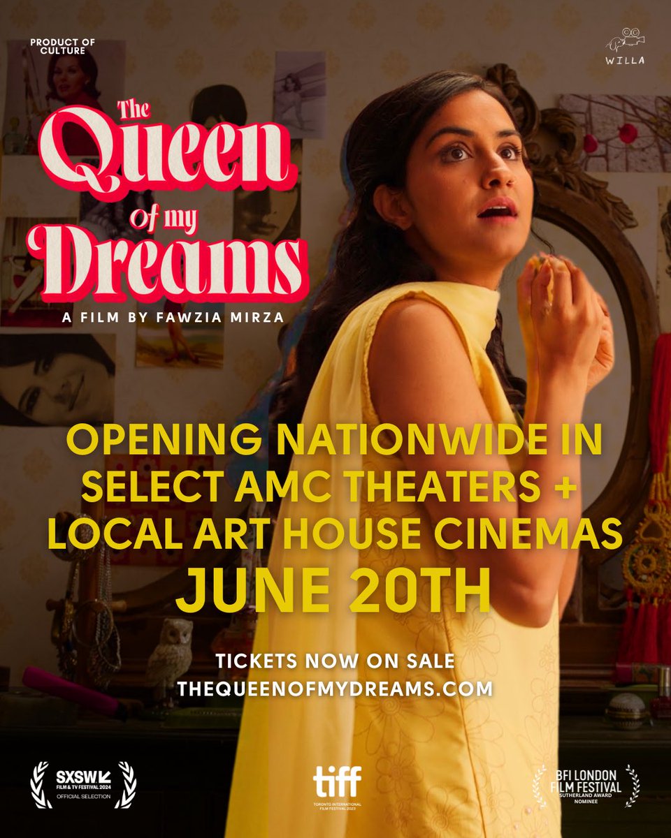 MPV (@mpvusa) on Twitter photo The visionary <a href="/thefawz/">Fawzia Mirza</a> brings her feature The Queen of My Dreams to theaters nationwide starting June 20!
Don’t miss this unforgettable story about family, self-discovery, and the dreams that shape us.
#QueenOfMyDreams #IndieFilm #NowPlaying The visionary <a href="/thefawz/">Fawzia Mirza</a> brings her feature The Queen of My Dreams to theaters nationwide starting June 20!
Don’t miss this unforgettable story about family, self-discovery, and the dreams that shape us.
#QueenOfMyDreams #IndieFilm #NowPlaying