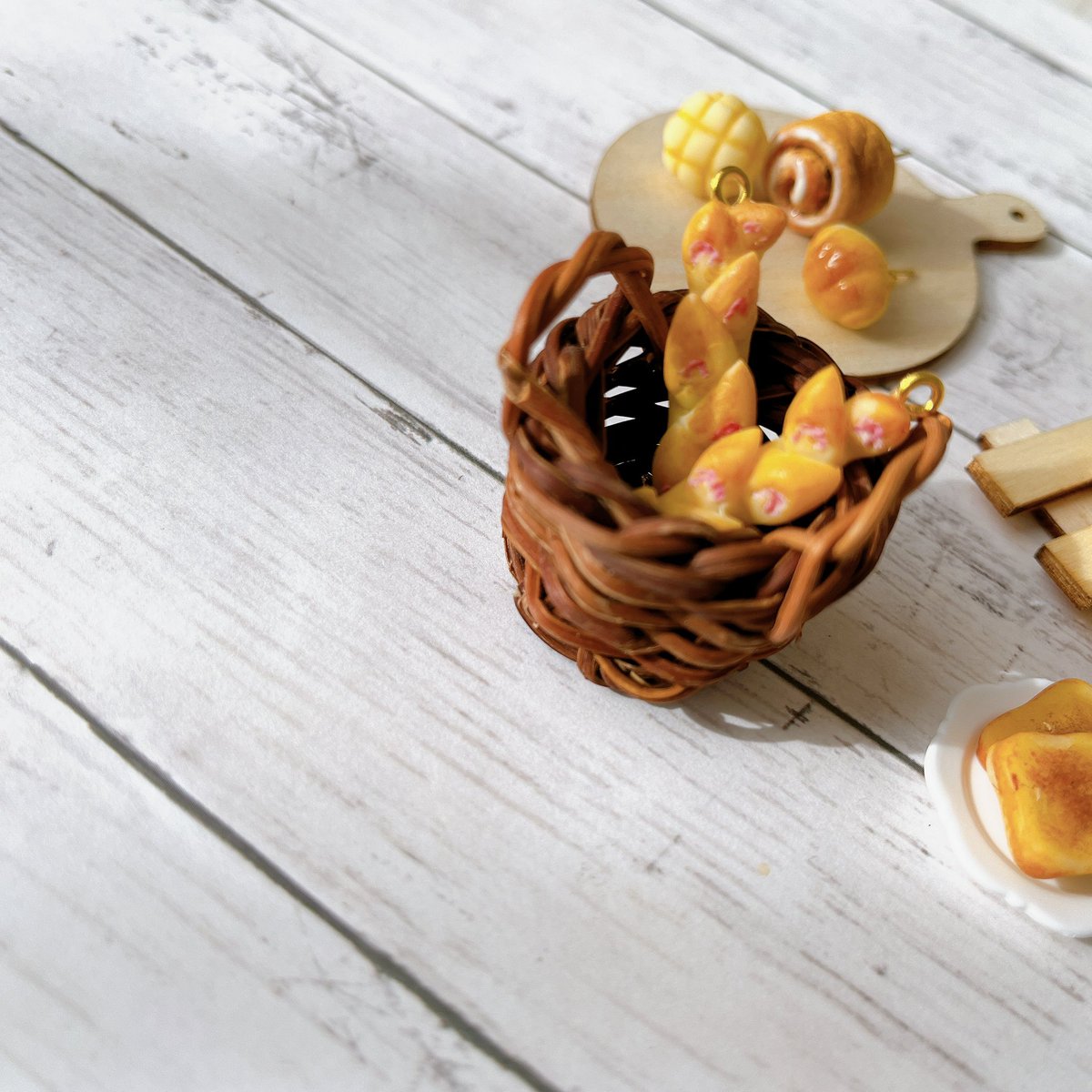 ベーコンエピのアクセサリー、完売致しました｡:°ஐ..♡*
 #ハンドメイド