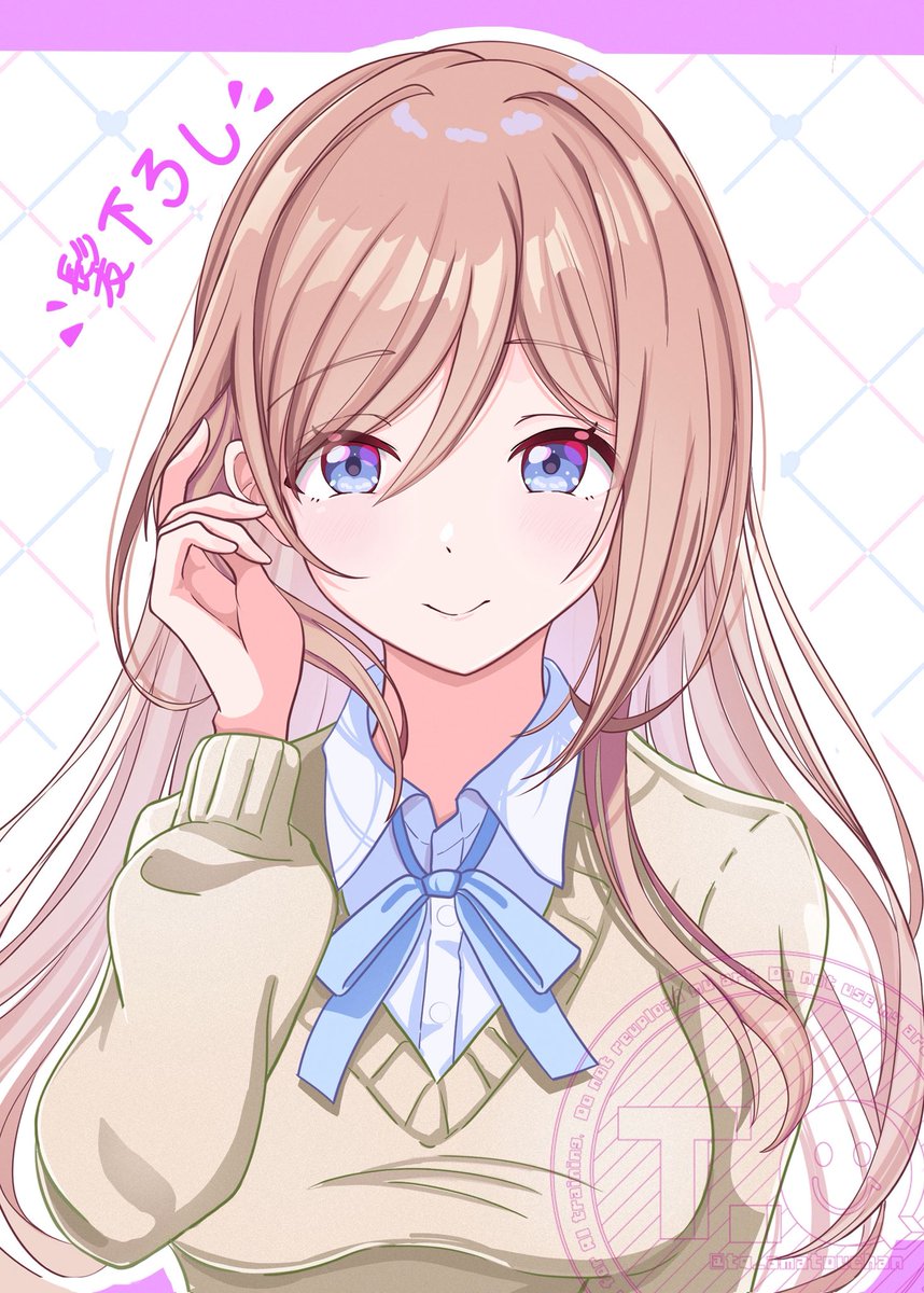 妄想ヘアアレンジの莉波お姉さん④🩷🩷
#学マスFA #姫崎莉波