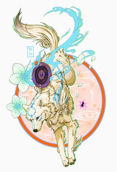 またスマホで加工して遊んでる