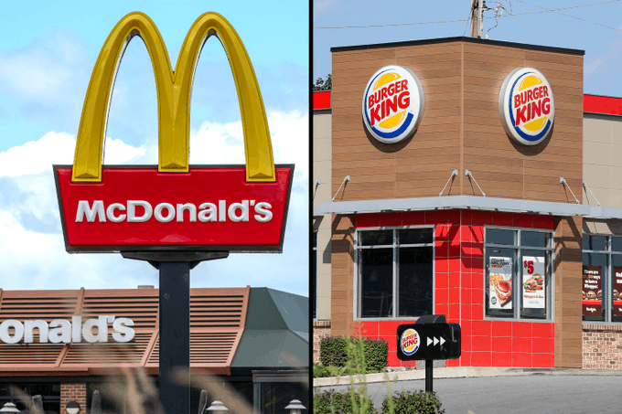 MatiasSchrank's tweet photo. En 2018, Burger King llevó a cabo el mayor robo en la historia de la alimentación.

Robaron millones de clientes de McDonald's usando un truco astuto.

¿El resultado? 1,5 millones de descargas de aplicaciones en 9 días.

Así es como lo hicieron: https://t.co/8ldmYVQF2D