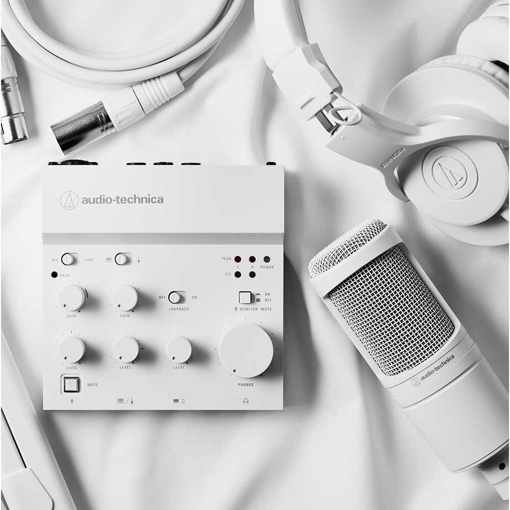 ホワイトが人気🎙️ ＼ 『AT-UMX3 WH』は、配信映えも操作性もこだわり