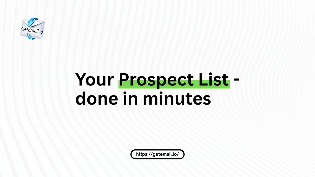 getemail_io's tweet photo. Spending hours building your prospect list? Do it in minutes with https://t.co/8VBSyXcIaO + LinkedIn extension.

#ProductivityHacks #SalesTools #FindEmails #GetEmail https://t.co/HXwJ5i4wN7