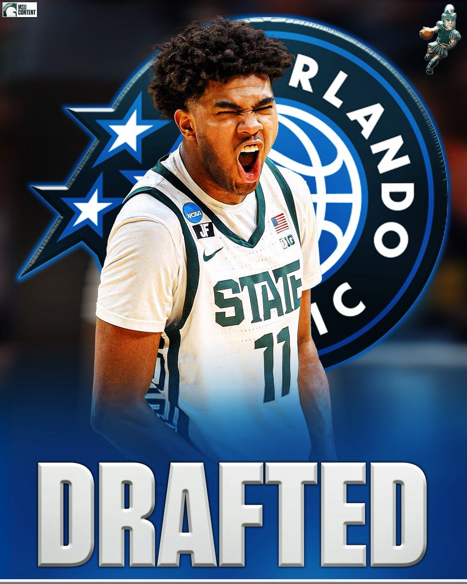 With the 25th pick in the 2025 NBA Draft, the Orlando Magic select Jase Richardson‼️ #GoGreen