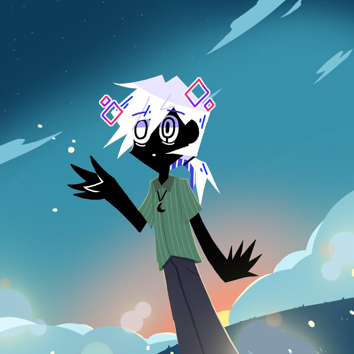 Gerald on his vacation! 🌌🧳 tweet media