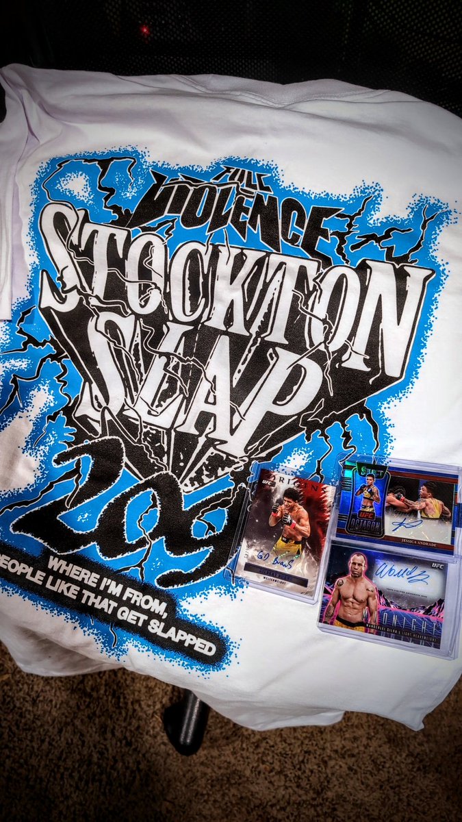 TonyGanskow's tweet image. Shoutout the homie @LudisCharta for the epic UFC care package. Them autos gonna look good in my collection. #NickDiazArmy