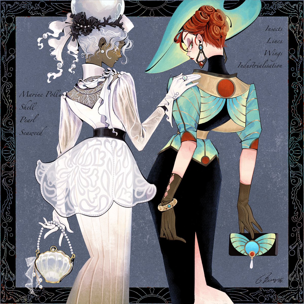 🐚 &amp; 🍷
#art  #painting  #drawing  #illustration #イラスト #絵