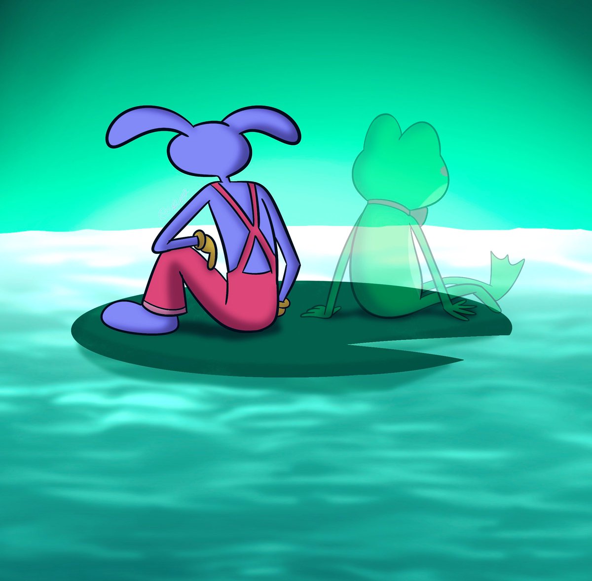 ToonLover01's tweet photo. Not anymore 🐸
#tadc #TheAmazingDigitalCircus #TheAmazingDigitalCircusFanart #TADCJax #jax #jaxTADC #ribbit #TADCribbit https://t.co/EZRgyWNh3l