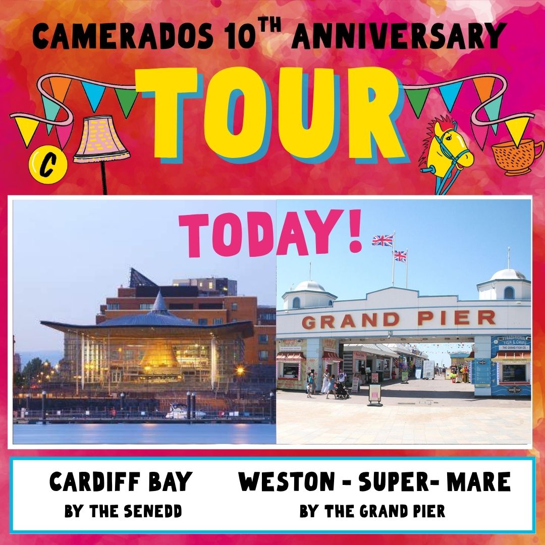 Association of Camerados (@camerados_org) on Twitter photo We're rolling into Wales and the West!
Join us on the #CameradosIs10 tour:
Cardiff Bay (by the Senedd) - 9:30 am –12 pm
Weston-super-Mare (by the Grand Pier) - 1 pm - 4 pm
Come and grab a comfy seat in our #PublicLivingRoom
#WeAreCamerados <a href="/CardiffCityLive/">Cardiff City Online</a> <a href="/WSMERCURY/">Weston, Worle & Somerset Mercury</a> We're rolling into Wales and the West!
Join us on the #CameradosIs10 tour:
Cardiff Bay (by the Senedd) - 9:30 am –12 pm
Weston-super-Mare (by the Grand Pier) - 1 pm - 4 pm
Come and grab a comfy seat in our #PublicLivingRoom
#WeAreCamerados <a href="/CardiffCityLive/">Cardiff City Online</a> <a href="/WSMERCURY/">Weston, Worle & Somerset Mercury</a>