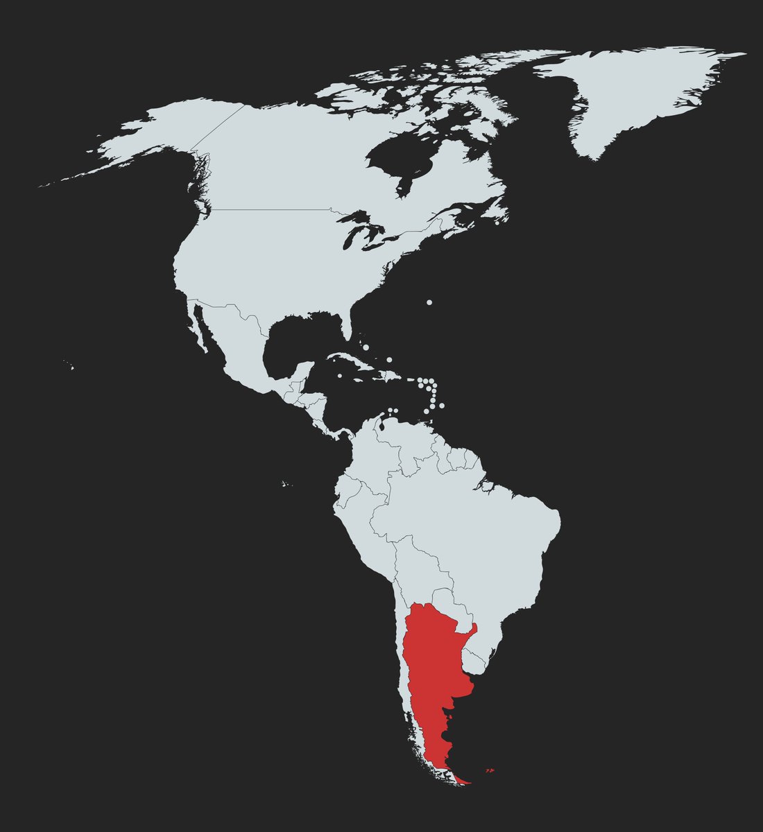 Países del continente Americano eliminados de la Copa Mundial de Clubes de la FIFA 2025.