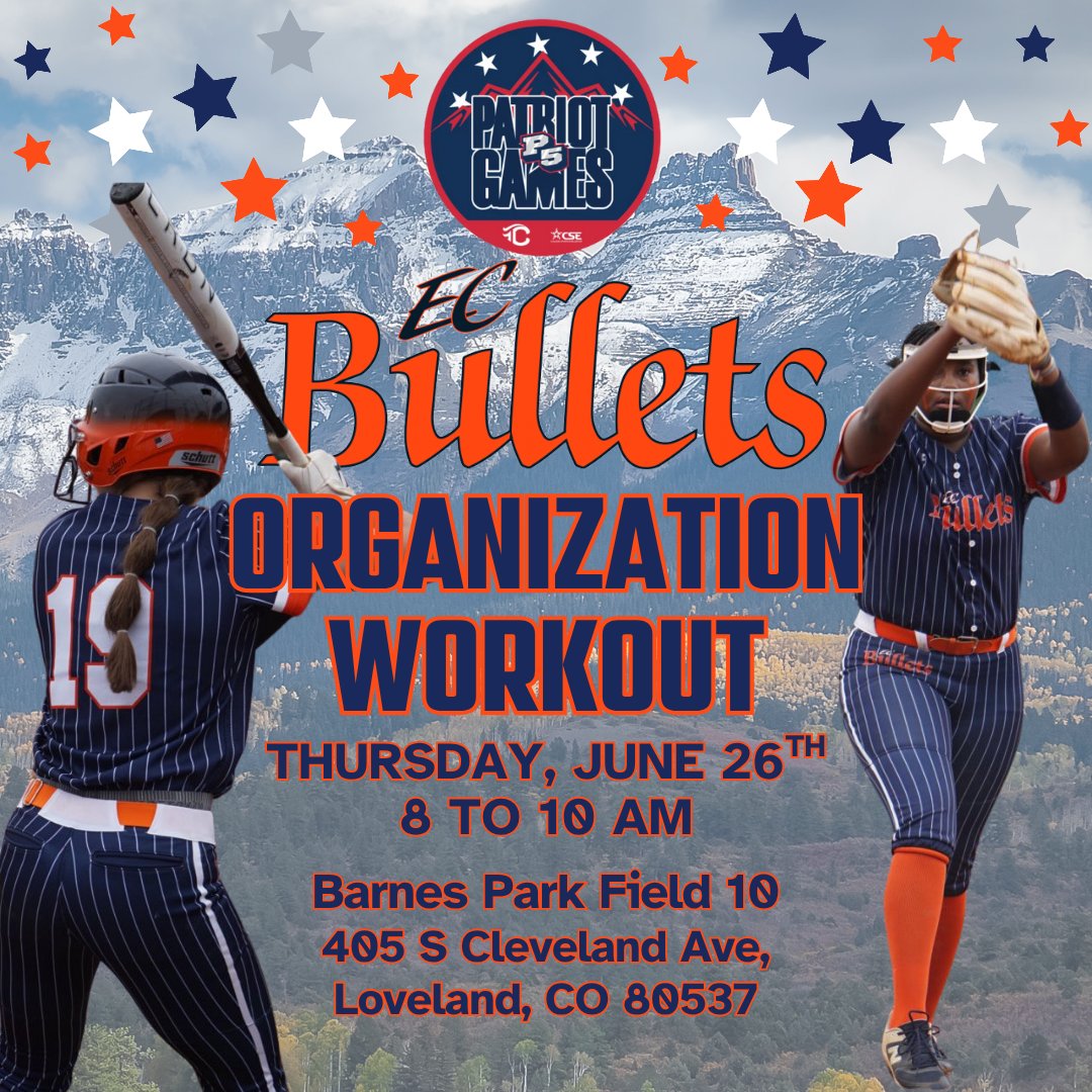EC Bullets Schnute/Bilz 16u (@ec05bilz) on Twitter photo P5 org workout tomorrow morning
Come check our girls out along with <a href="/ECBulletsEllis/">EC Bullets Gold Ellis 14U</a> P5 org workout tomorrow morning
Come check our girls out along with <a href="/ECBulletsEllis/">EC Bullets Gold Ellis 14U</a>