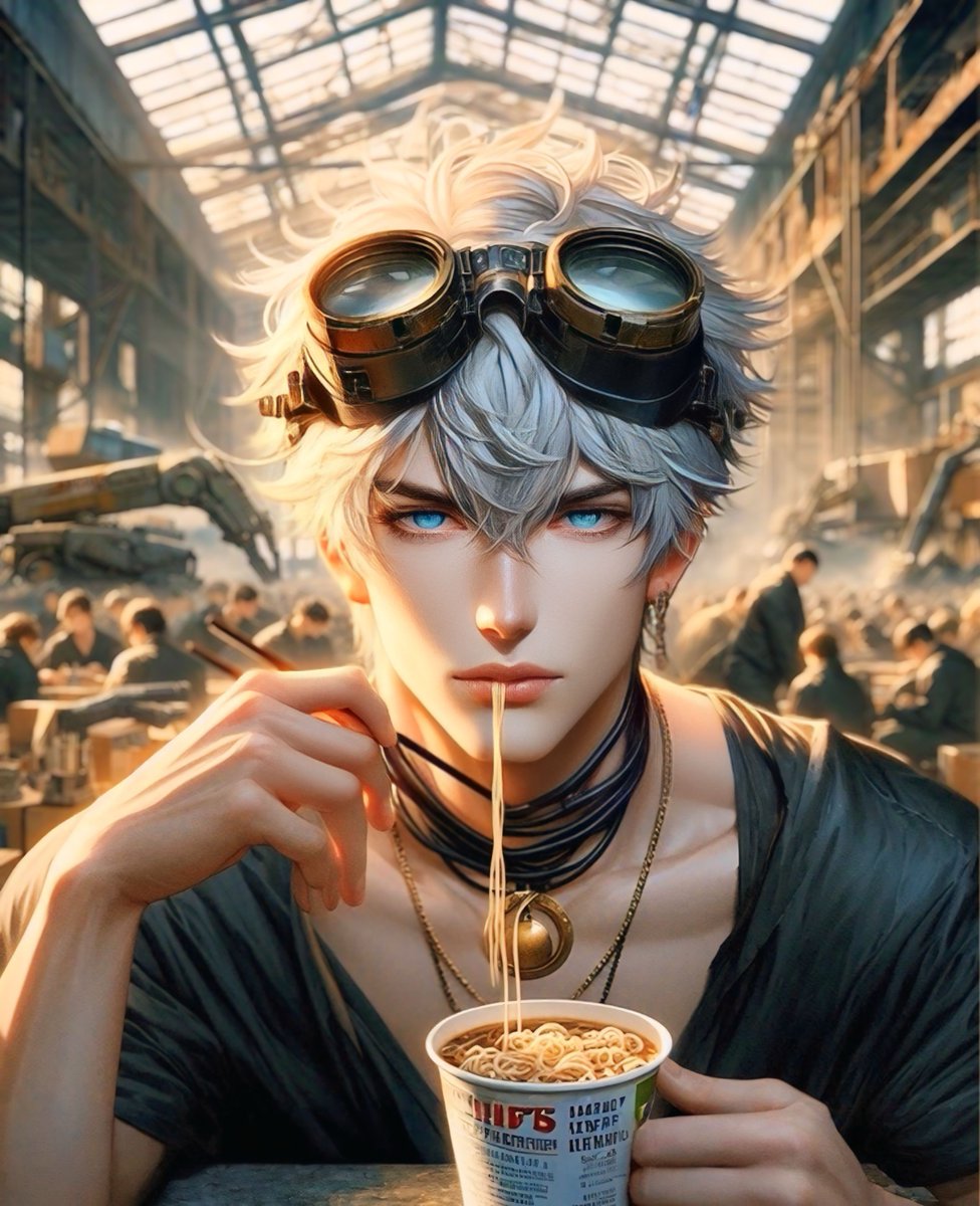 おーい、みんな✨❗️飯の時間だぞ🤤✨ちゃんと食ってエネルギー補給しろよ！✨水分も忘れんなって😌✨んで、うまい飯を楽しめ❗️😋俺は相変わらず応援してやるからな〜💪🏻😉じゃあ、最高の午後を過ごせよ🐺🍎🍫❄️✨

#AIイラスト #AIArtistCommunity #AIArtGallery #AIイラスト大好きさんと繋がりたい